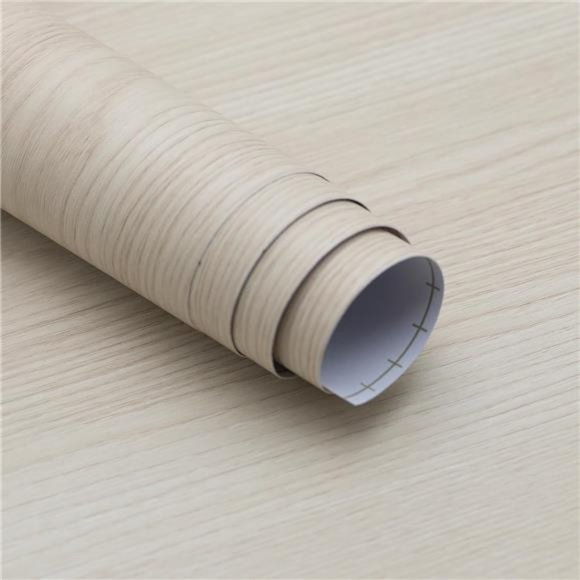 Beige Cherry Wood Wallpaper Peel and Stick Wallpaper Thick Wood Grain Contact - Picture 1 of 7